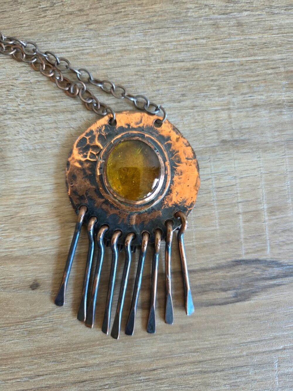 Vintage 1960s Rare Rafael Alfandary Brutalist Canadian Designer Hammered Copper